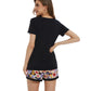 WiWi Bamboo Pajamas Set for Women Short Sets Summer Plus Size