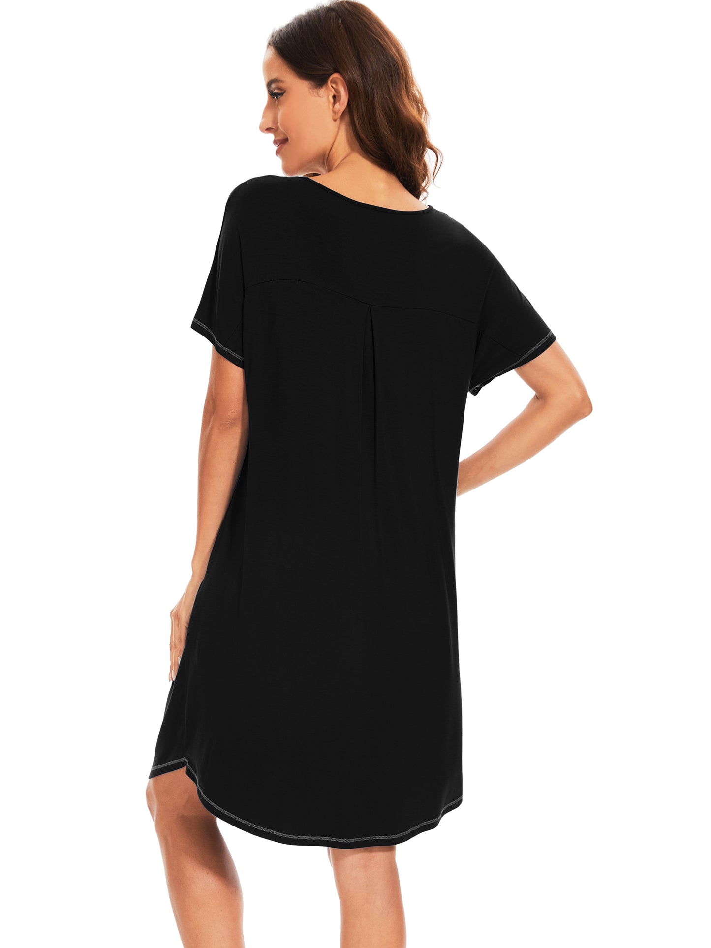 WiWi Womens Bamboo Soft Scoop Neck Nightwear