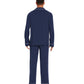 WiWi Bamboo Mens Pajamas Set Soft Button Down Cooling PJs with Pockets