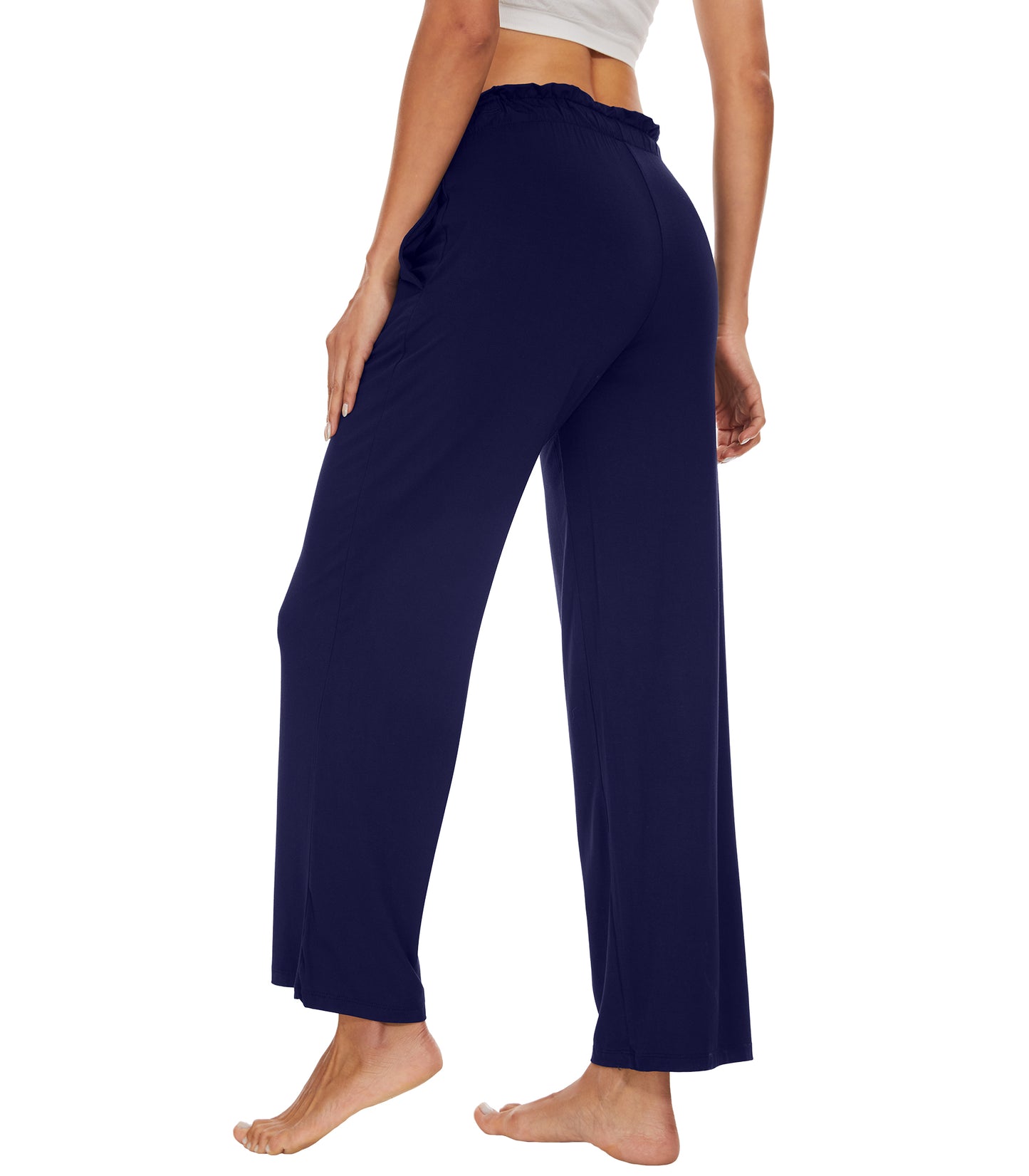 WiWi Women's Bamboo Viscose Wide Leg Pajama Pants