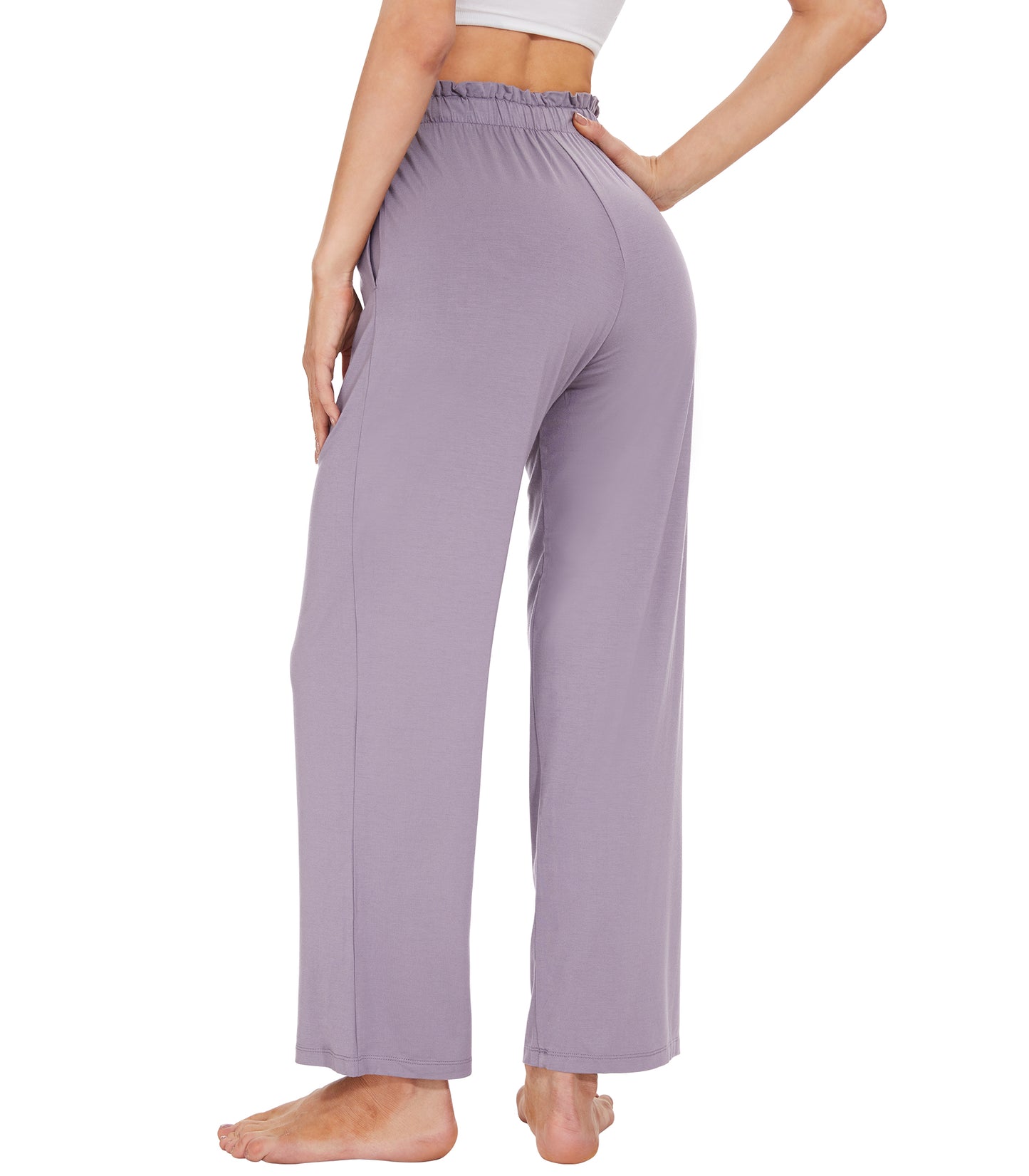WiWi Women's Bamboo Viscose Wide Leg Pajama Pants