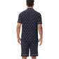 WiWi Loungewear Set for Men with Piping Notch Collar