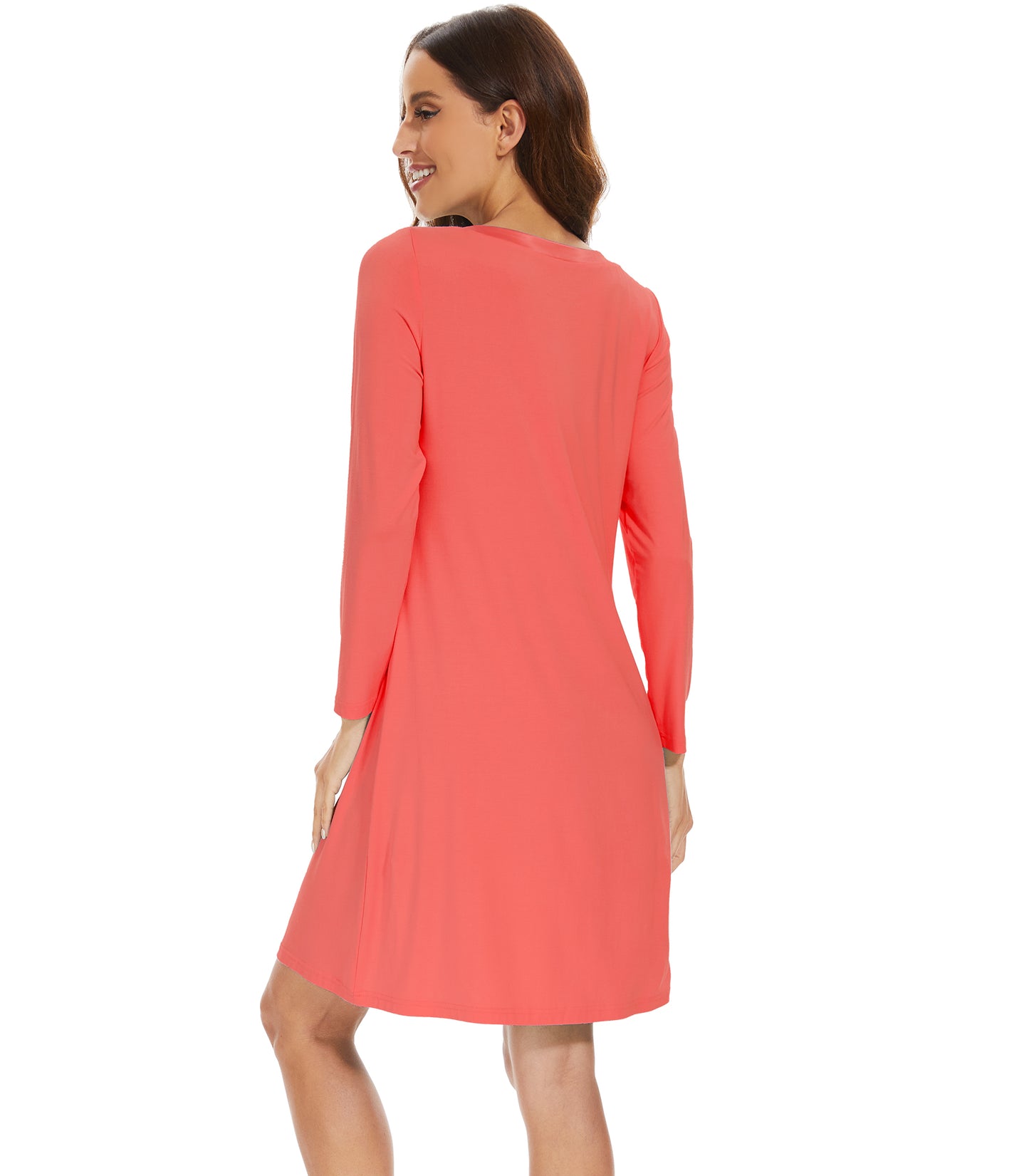 WiWi Bamboo Long Sleeve Nightgown