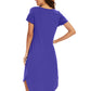 WiWi Bamboo Women Short Sleeve Nightgown
