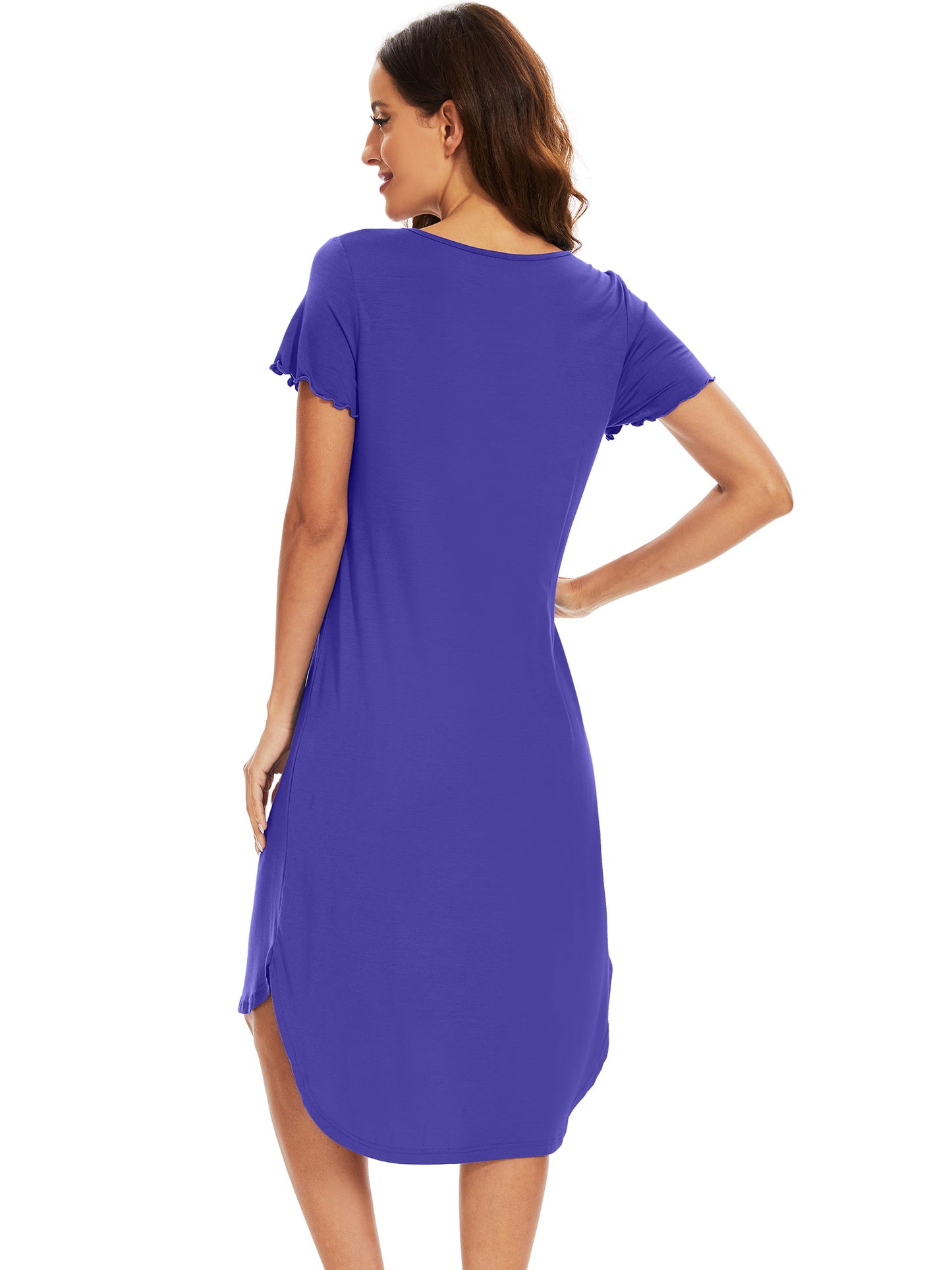WiWi Bamboo Women Short Sleeve Nightgown