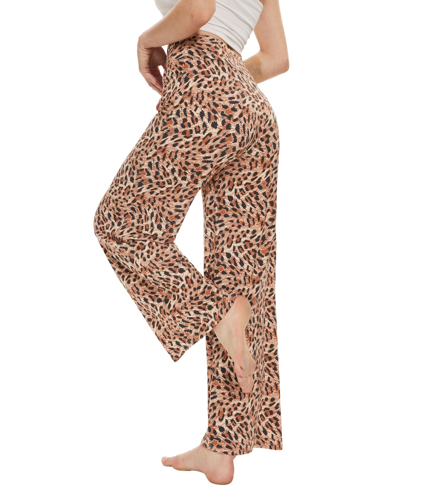 WiWi Women's Plus Size Bamboo Viscose Pajama Pants
