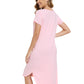 WiWi Bamboo Women Short Sleeve Nightgown