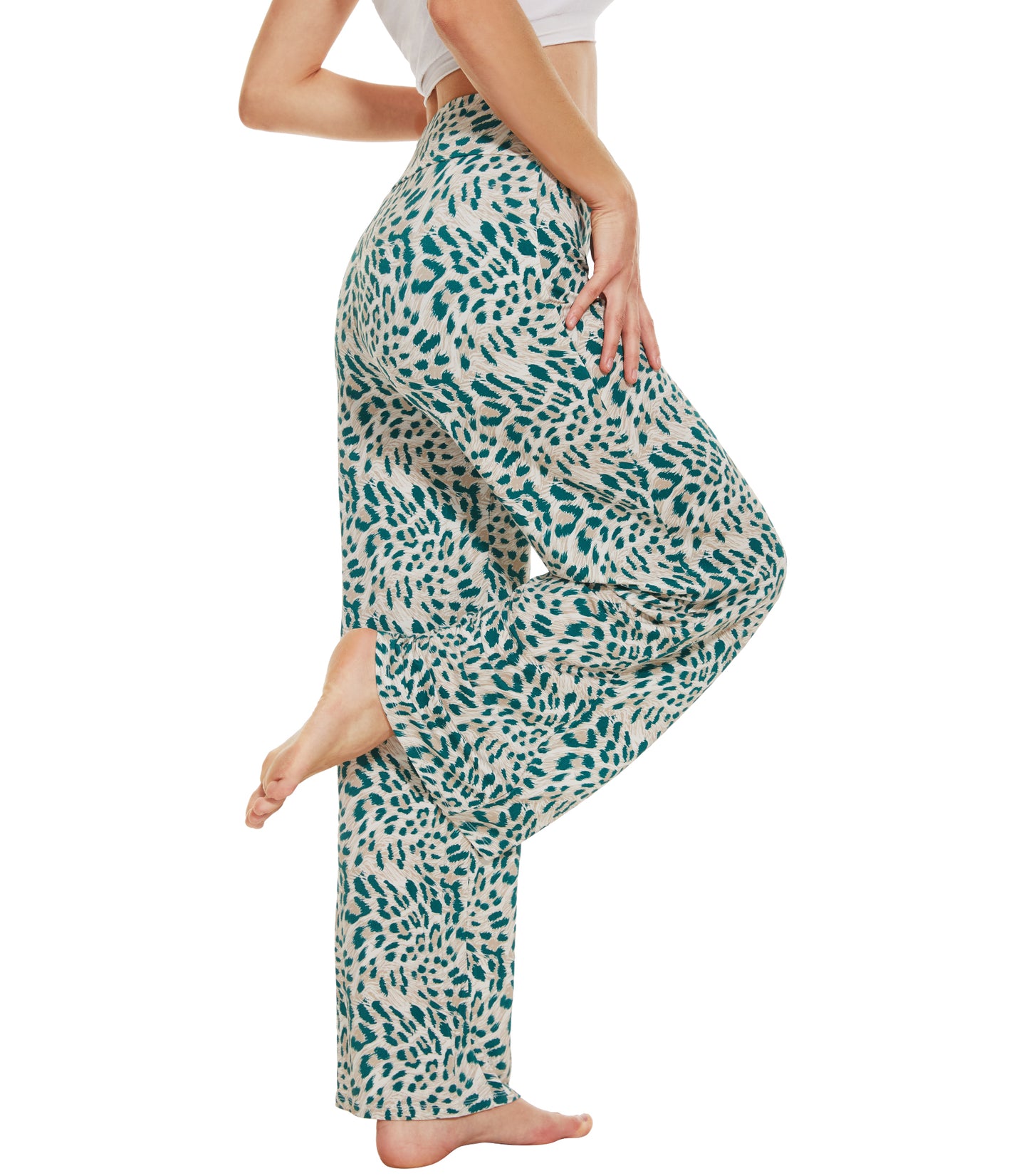 WiWi Women's Plus Size Bamboo Viscose Pajama Pants