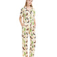 WiWi Womens Pajamas Set Soft Button Down Sleepwear