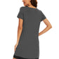 WiWi Bamboo Women's Short Sleeve Nightgown