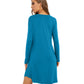 WiWi Scoop Neck Bamboo Nightgowns for Women Soft Long Sleeve Sleepwear