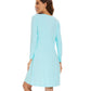 WiWi Bamboo Long Sleeve Nightgown