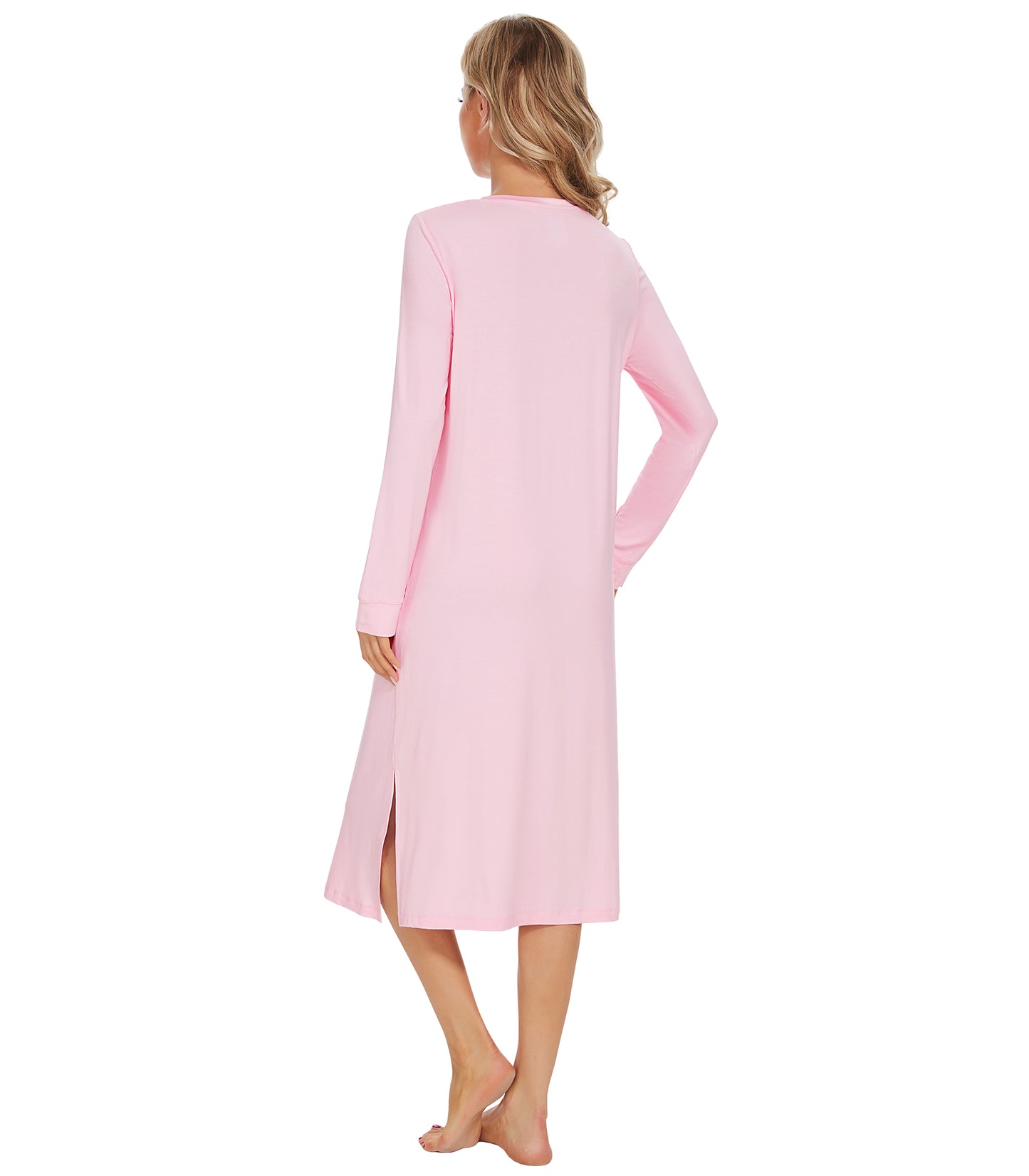 WiWi Bamboo Long Sleeve Nightgown