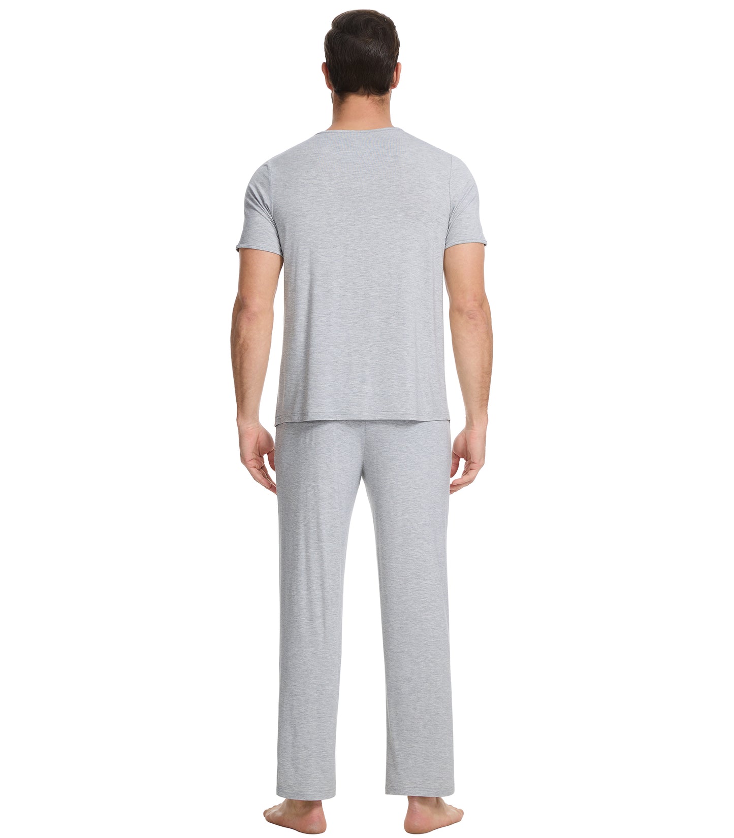 WiWi Pajama Set for Men Loungewear Soft Pajamas Sets Sleepwear