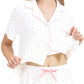WiWi Bamboo Pajamas Set for Women Shorts Pjs Sleepwear