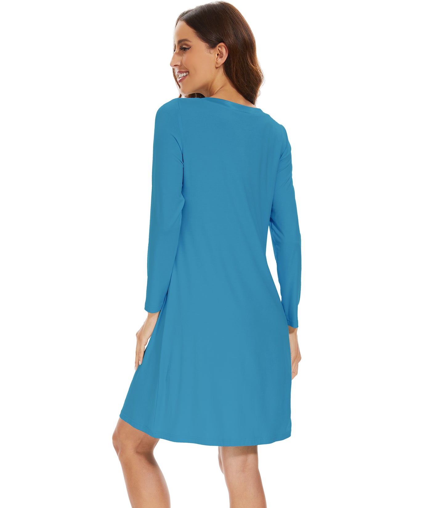 WiWi Bamboo Long Sleeve Nightgown