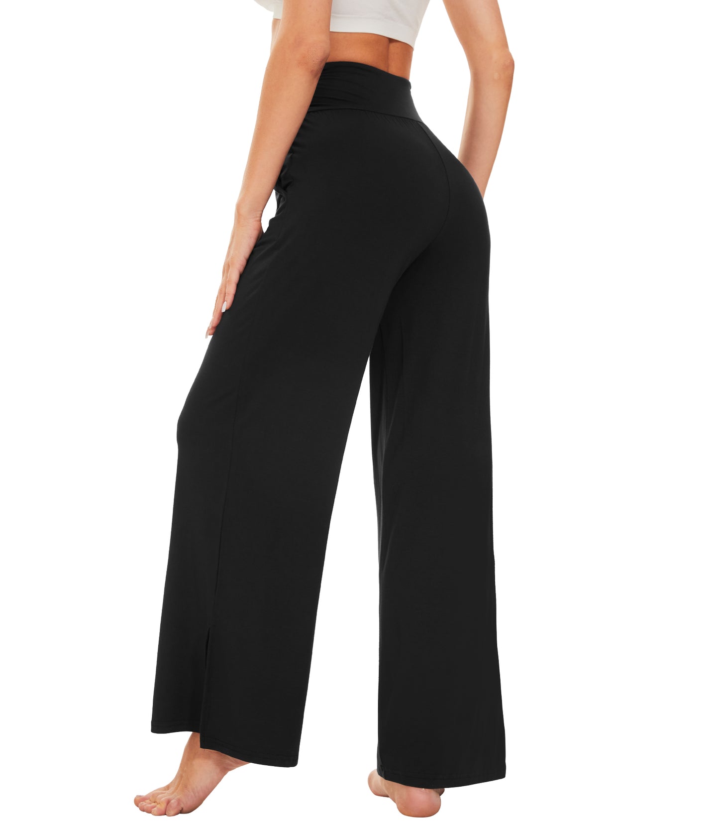 WiWi Women's Bamboo Viscose Wide Leg Lounge Pajama Pants