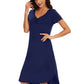 WiWi Bamboo Women Short Sleeve Nightgown