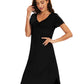 WiWi Bamboo Women Short Sleeve Nightgown