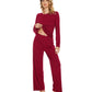 WiWi Women's Bamboo Super Soft Long Sleeve Pajama Set