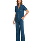 WiWi Womens Pajamas Set Soft Button Down Sleepwear