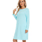 WiWi Bamboo Nightgowns for Women Lightweight Sleepwear Soft Sleep Shirt