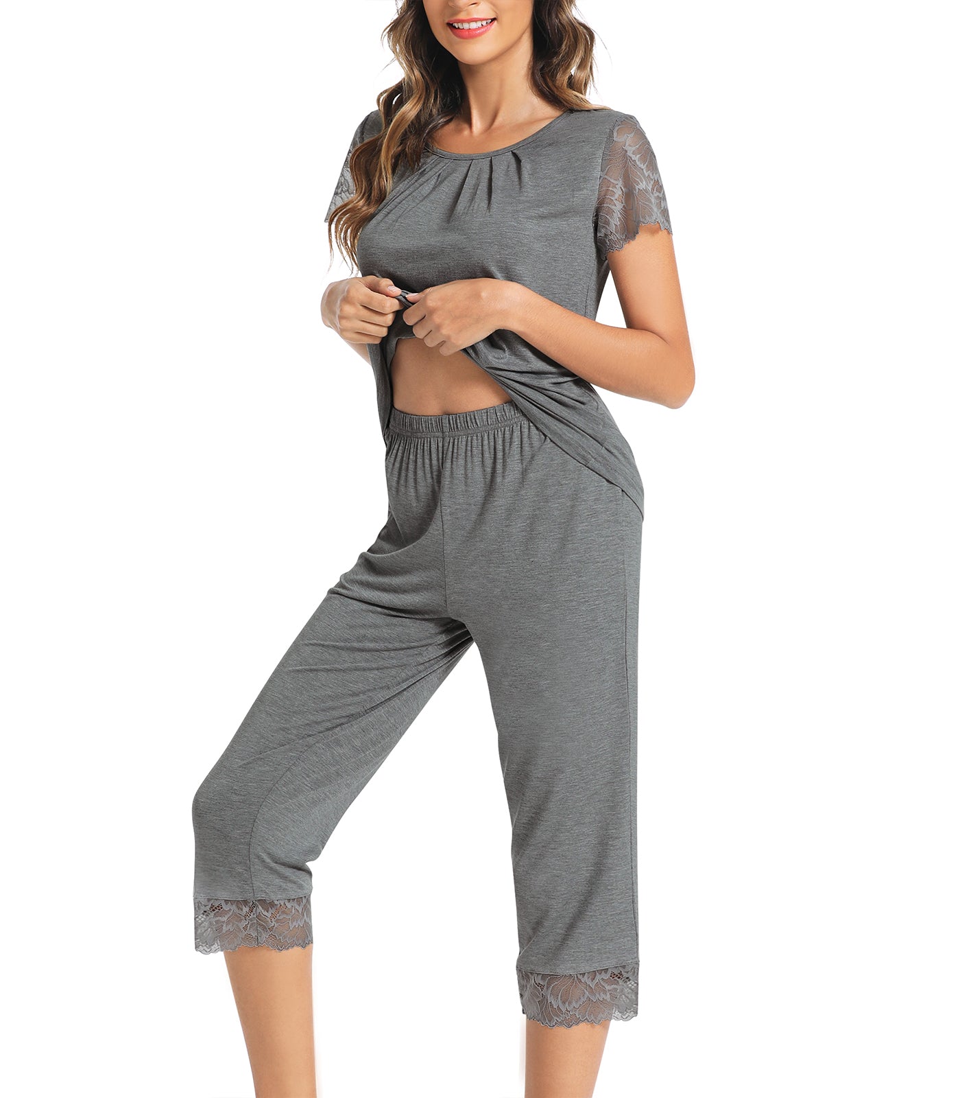 WiWi Soft Bamboo Pajamas Set for Women