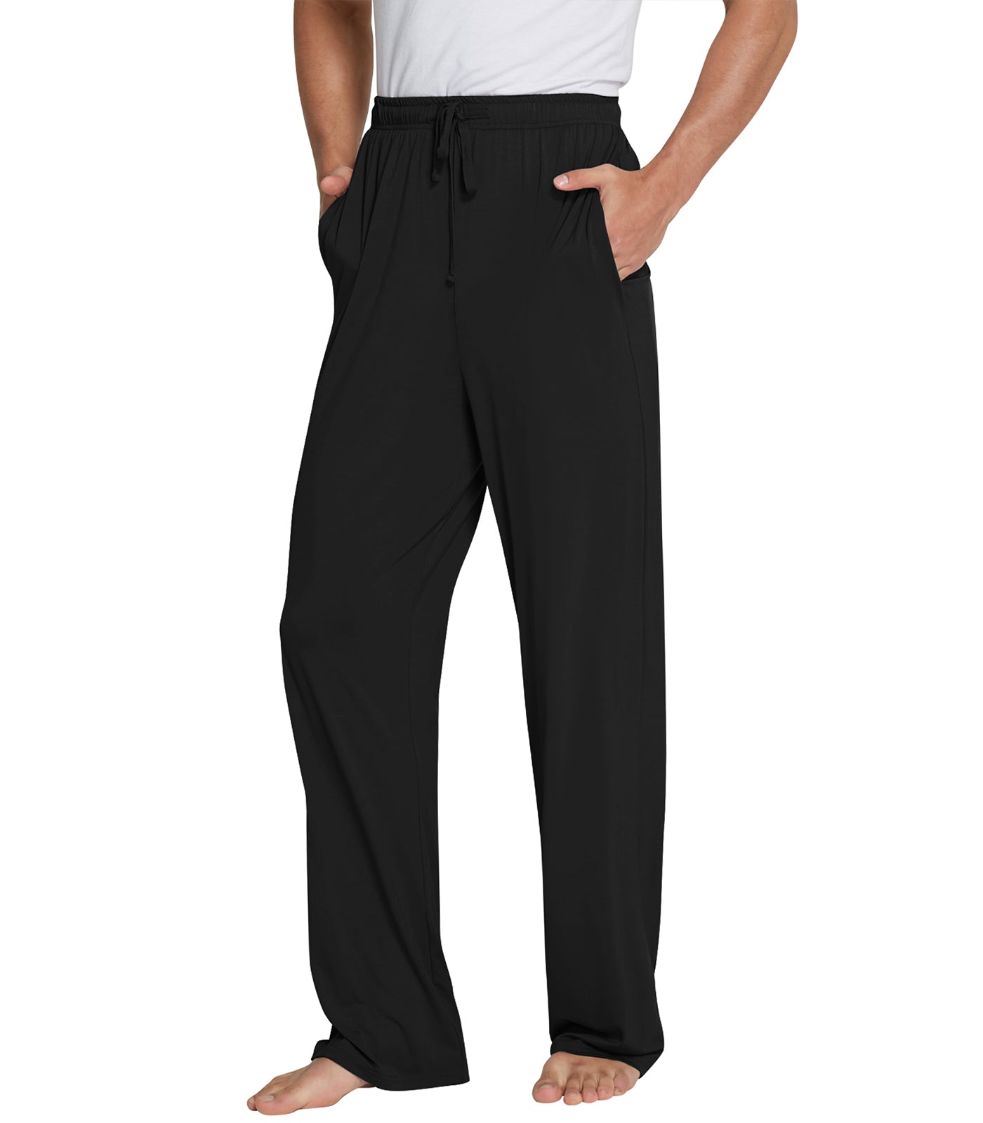 WiWi Bamboo Pajamas Pants for Men Tall Lounge Sweatpants