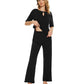 WiWi Bamboo Short Sleeve Sleepwear with Long Pants Pjs