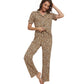 WiWi Womens Pajamas Set Soft Button Down Sleepwear