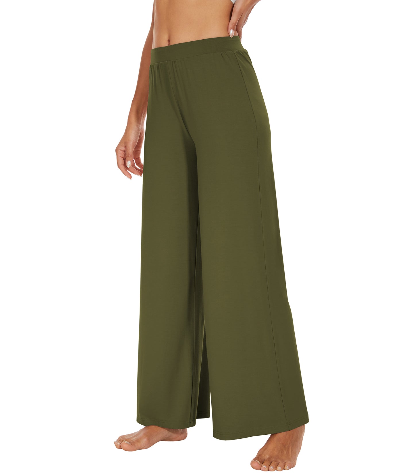 WiWi Women's Bamboo Wide Leg Pants