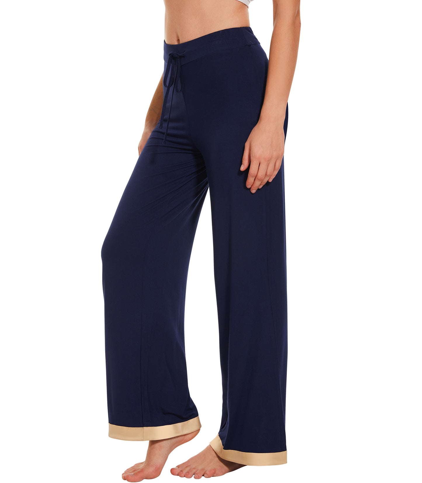 WiWi Women's Bamboo Wide Leg Palazzo Pajama Pants