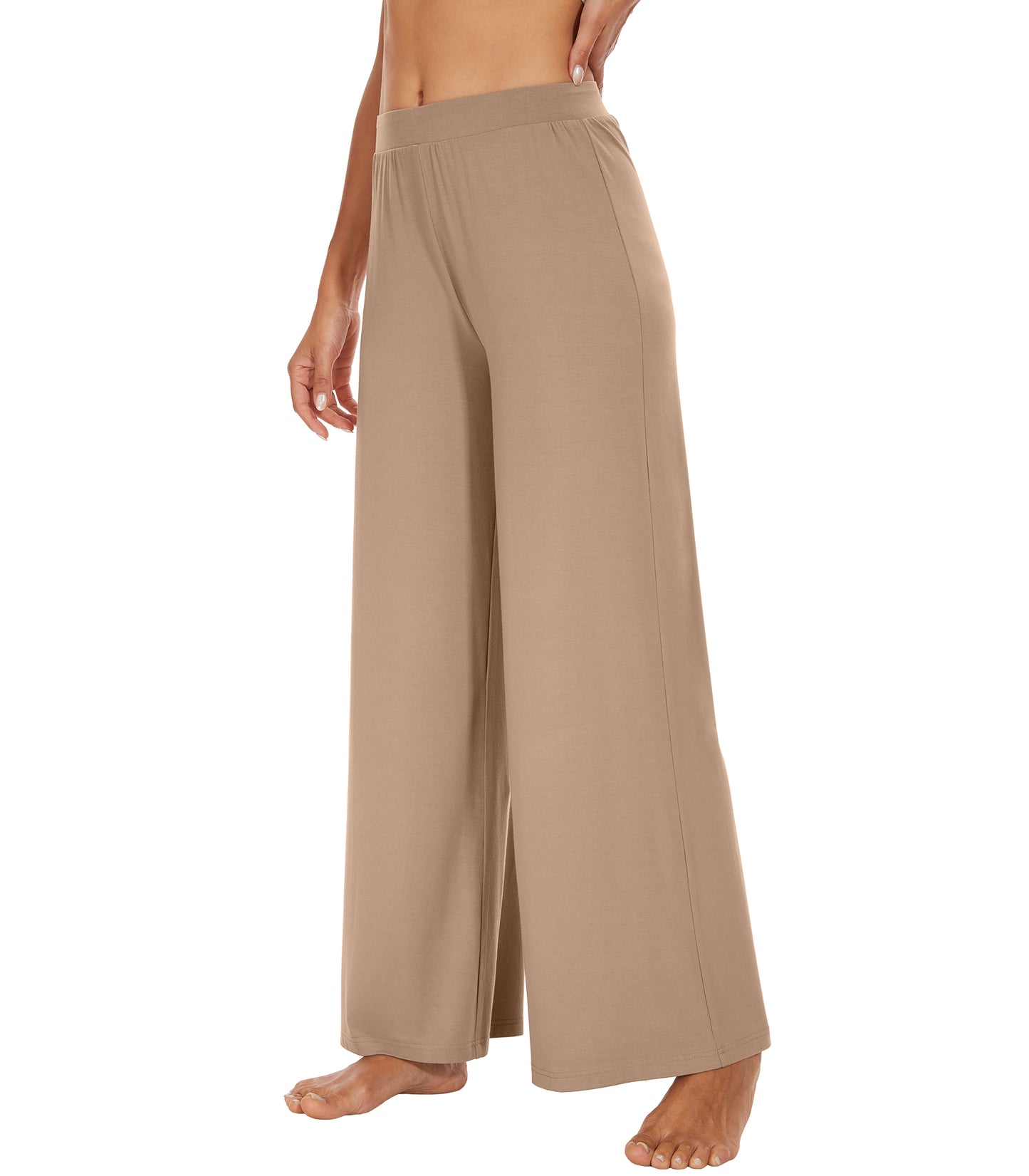 WiWi Women's Bamboo Wide Leg Pants