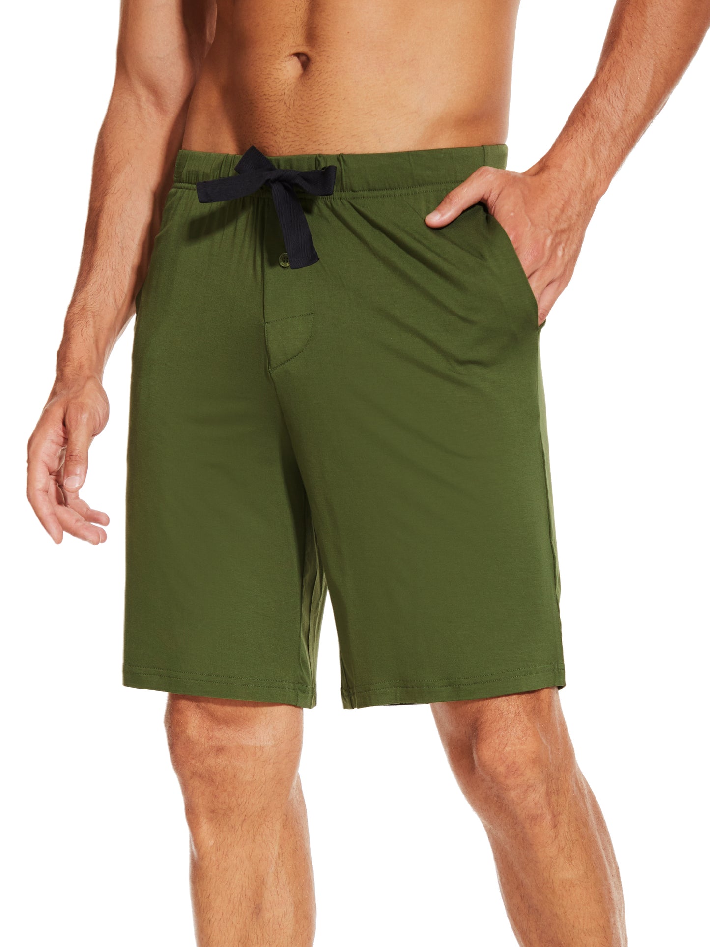 WiWi Mens Bamboo Viscose Pajama Shorts
