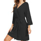 WiWi Women's Bamboo Viscose Kimono Robe