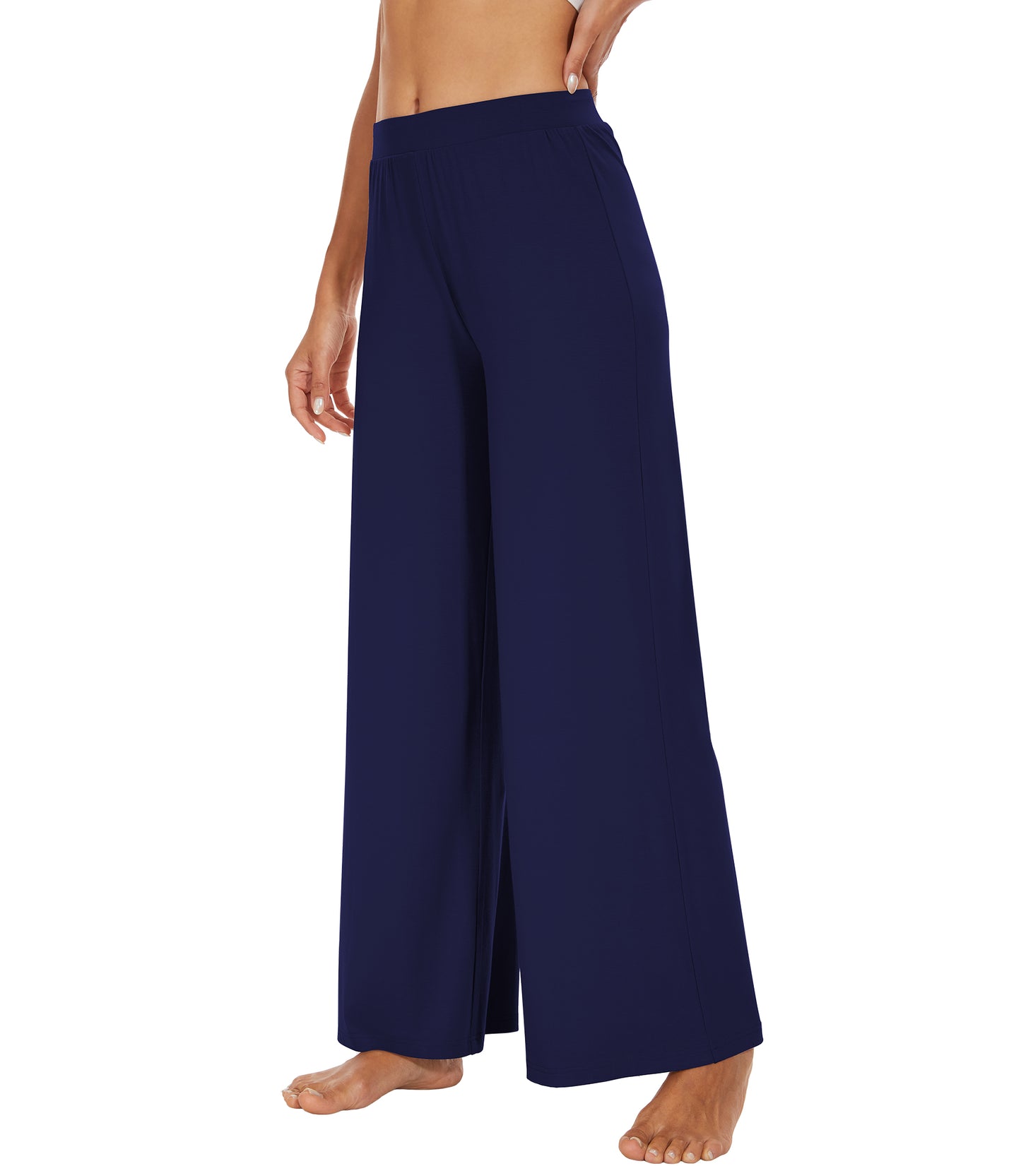 WiWi Women's Bamboo Wide Leg Pants