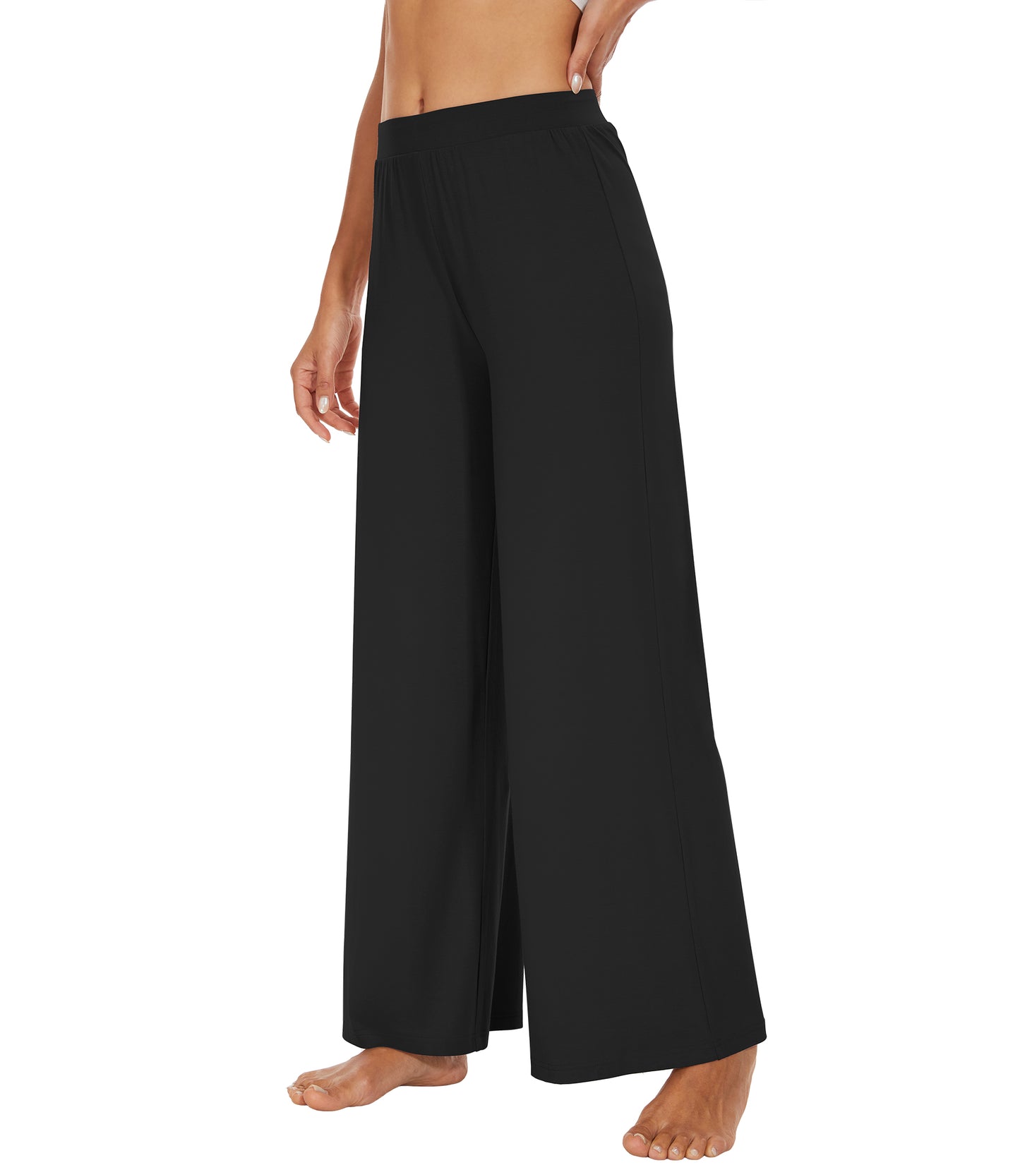 WiWi Women's Bamboo Wide Leg Pants