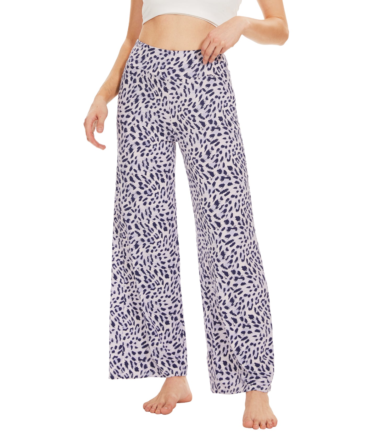 WiWi Women's Plus Size Bamboo Viscose Pajama Pants