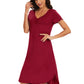 WiWi Bamboo Women Short Sleeve Nightgown