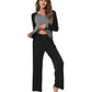 WiWi Womens Bamboo Long Sleeve Pajama Set