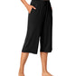 WiWi Womens Bamboo Comfy Capri Pants