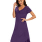 WiWi Bamboo Women Short Sleeve Nightgown