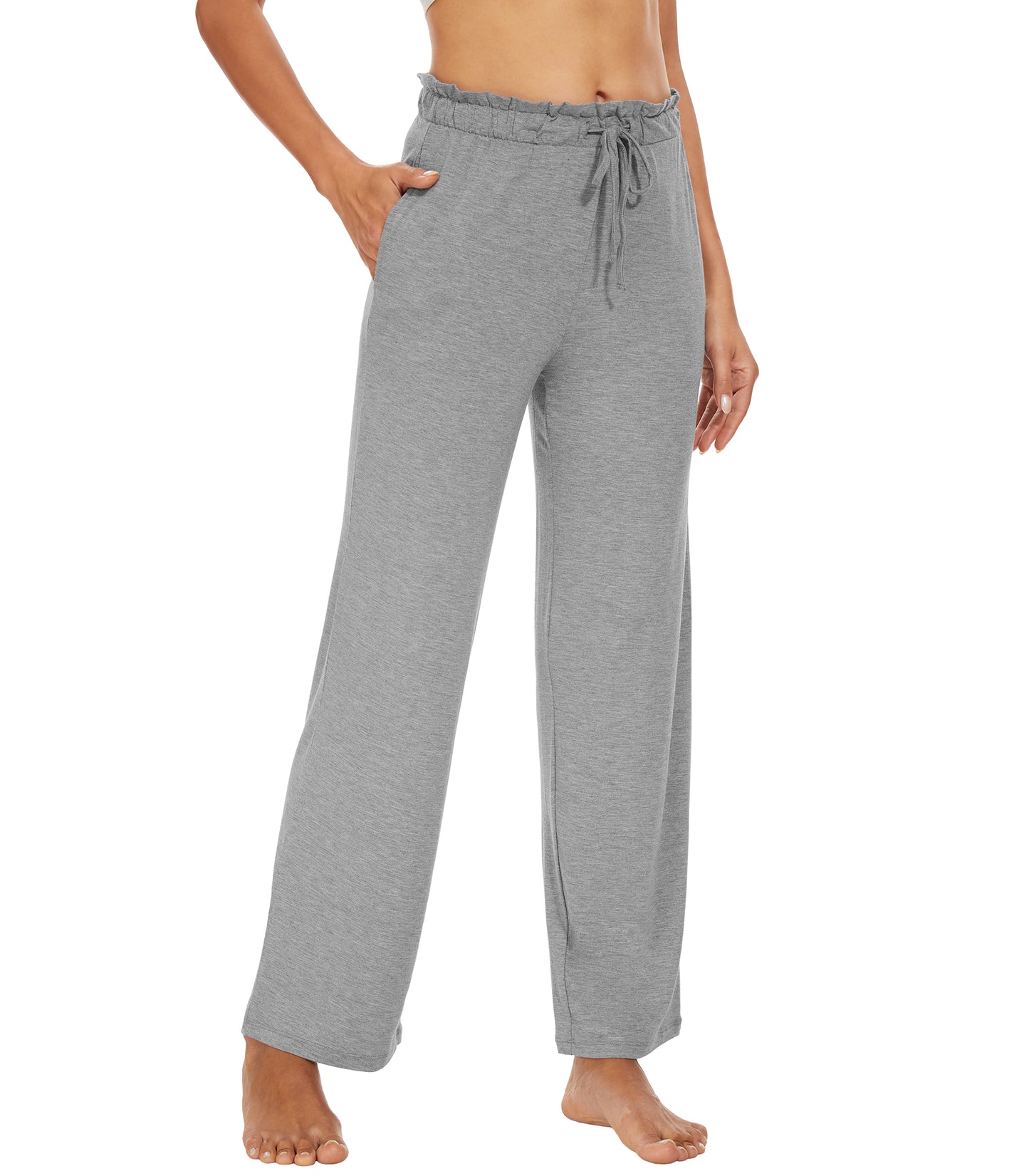 WiWi Women's Bamboo Viscose Wide Leg Pajama Pants