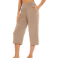 WiWi Women's Bamboo Viscose Yoga Capri Pants