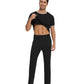 WiWi Pajama Set for Men Loungewear Soft Pajamas Sets Sleepwear