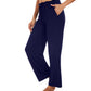 WiWi Women's Bamboo Viscose Wide Leg Pajama Pants