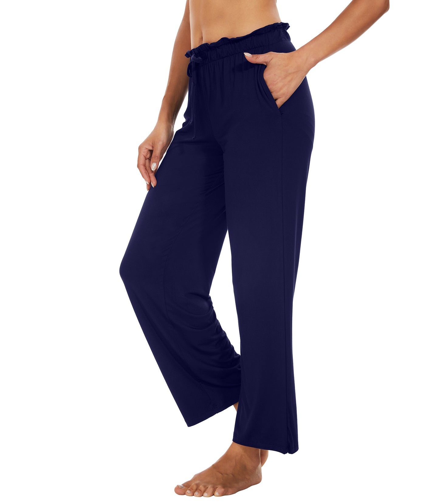 WiWi Women's Bamboo Viscose Wide Leg Pajama Pants