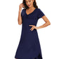 WiWi Bamboo Women Short Sleeve Nightgown