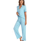 WiWi Womens Pajamas Set Soft Button Down Sleepwear