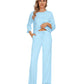 WiWi Women's Bamboo Pajama Sets Soft Loose Comfy Top with Pants